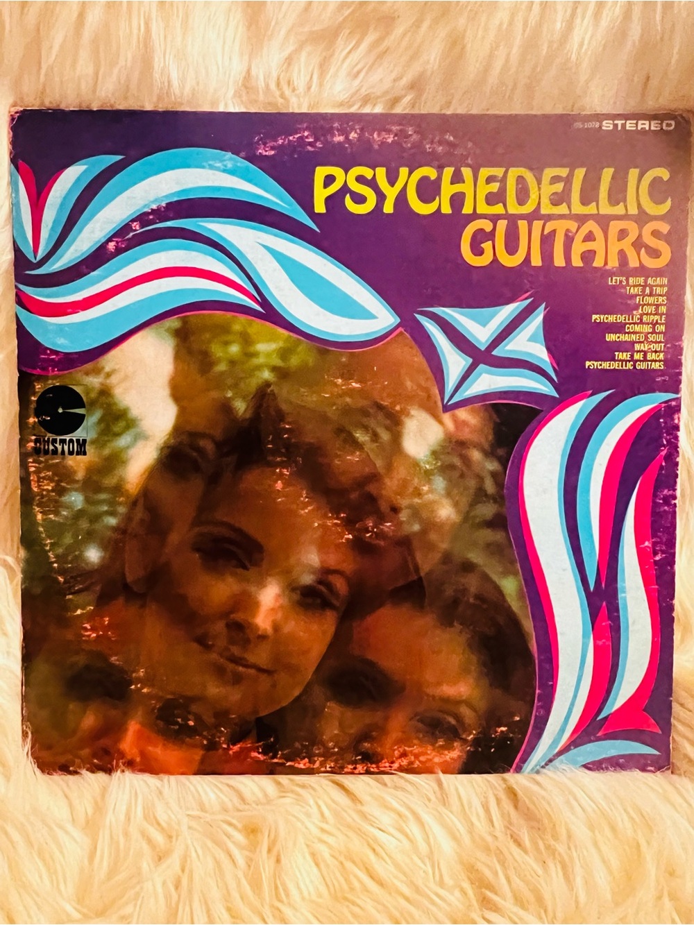 Psychedellic Guitars Vintage Vinyl Album - 12 inch vinyl